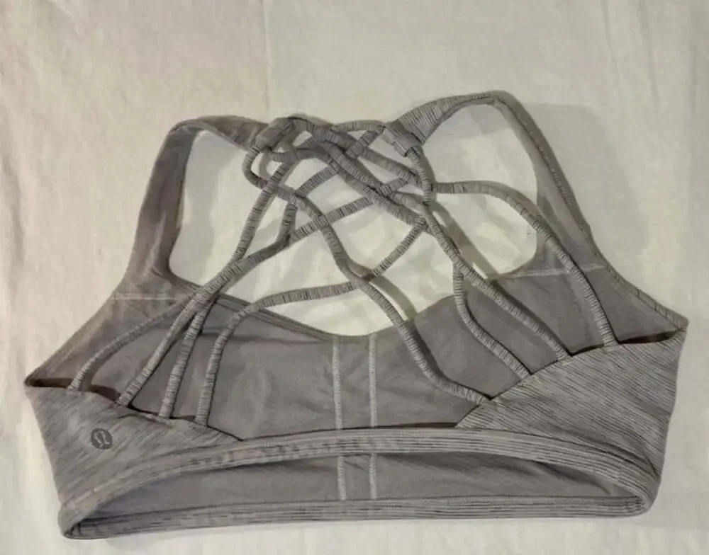 Lululemon Free To Be Wild Bra - Light Heather Gray